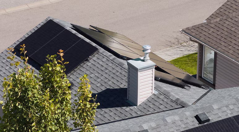 Solar installation aerial view 7
